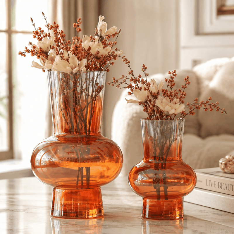Orange Ombre Flower Vase Small — image 1