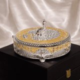 Peacock Dry Fruit Box with Lid – 20 cm — view 4