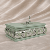 Peacock Enameled Box — view 1