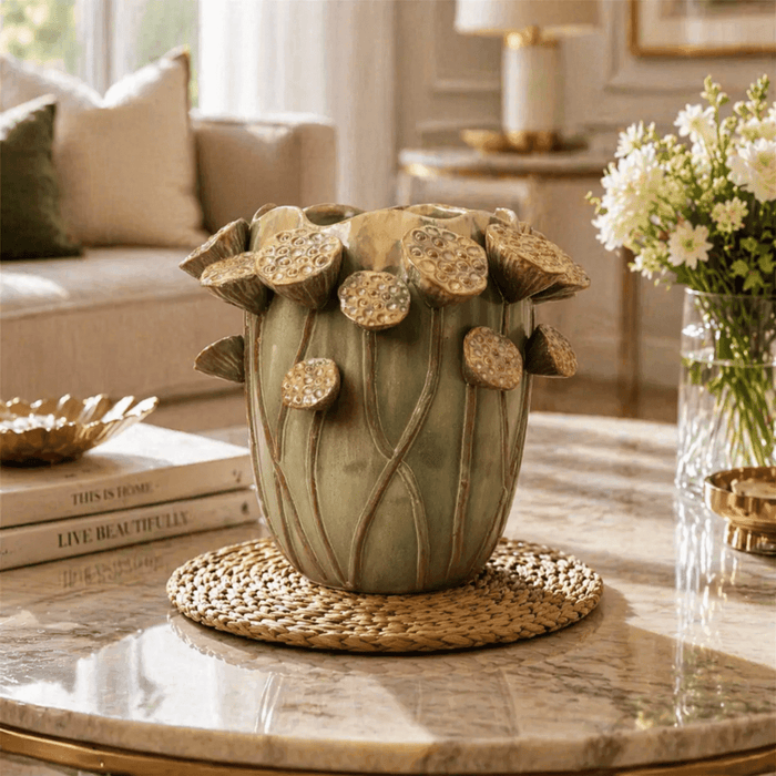 Reactive Glazed Vase - Small