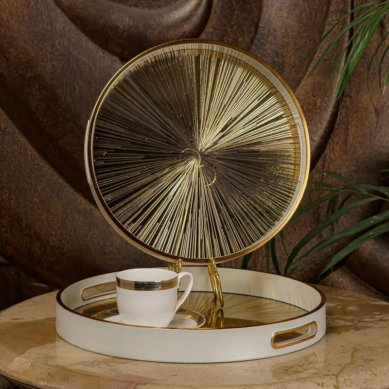 Rising Sun Serving Tray - Set Of 2 — image 3