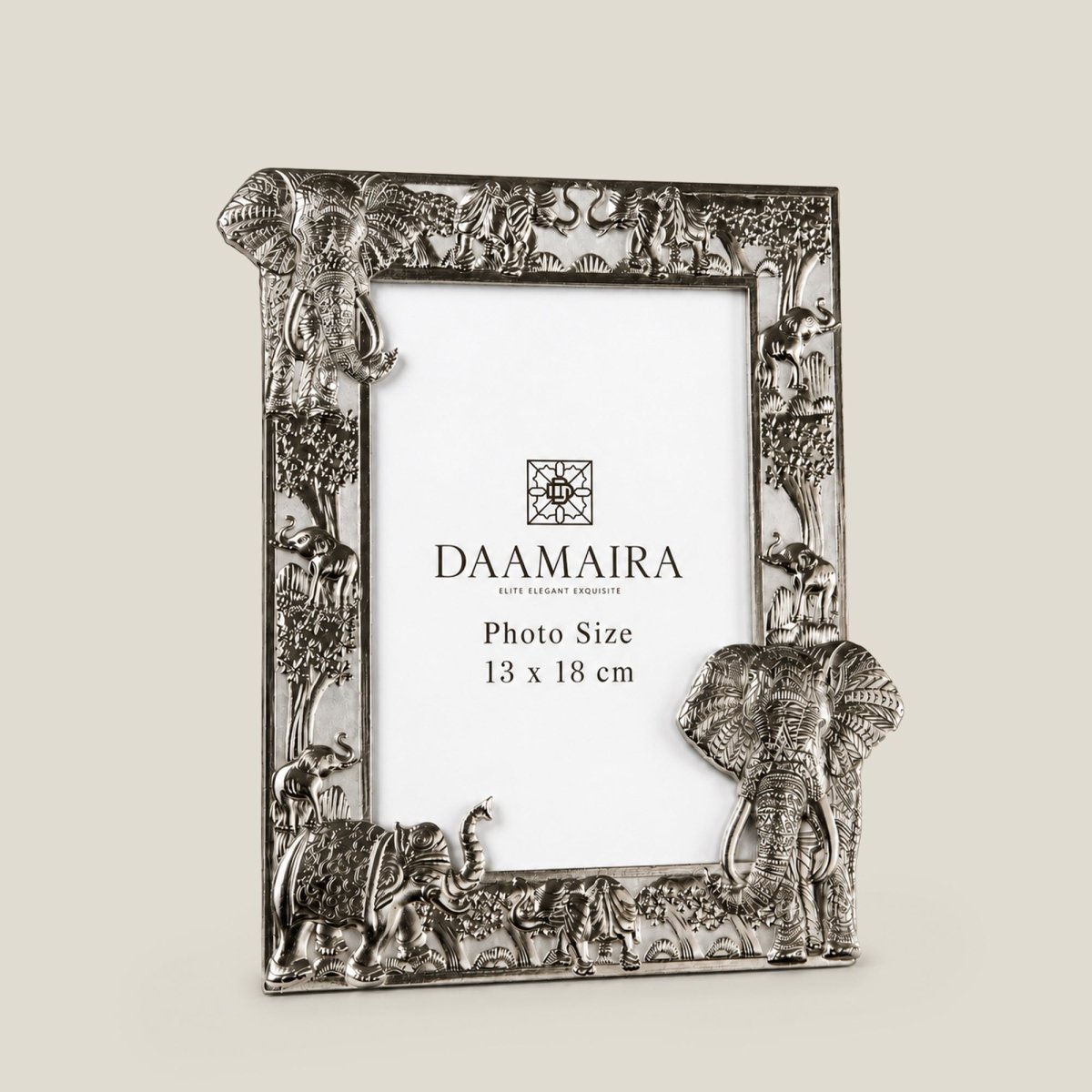 Royal Elephant Photo Frame (13 x 18 cm) - Daamaira Home and Living Ltd