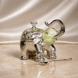 Royal Elephant Sugar Pot with Spoon (11 x 12 cm) — view 2