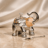 Royal Elephant Sugar Pot with Spoon (11 x 12 cm) — view 3