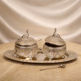 Royal Peacock Dry Fruit Bowl Set with Tray (11 x 12 cm) — view 2