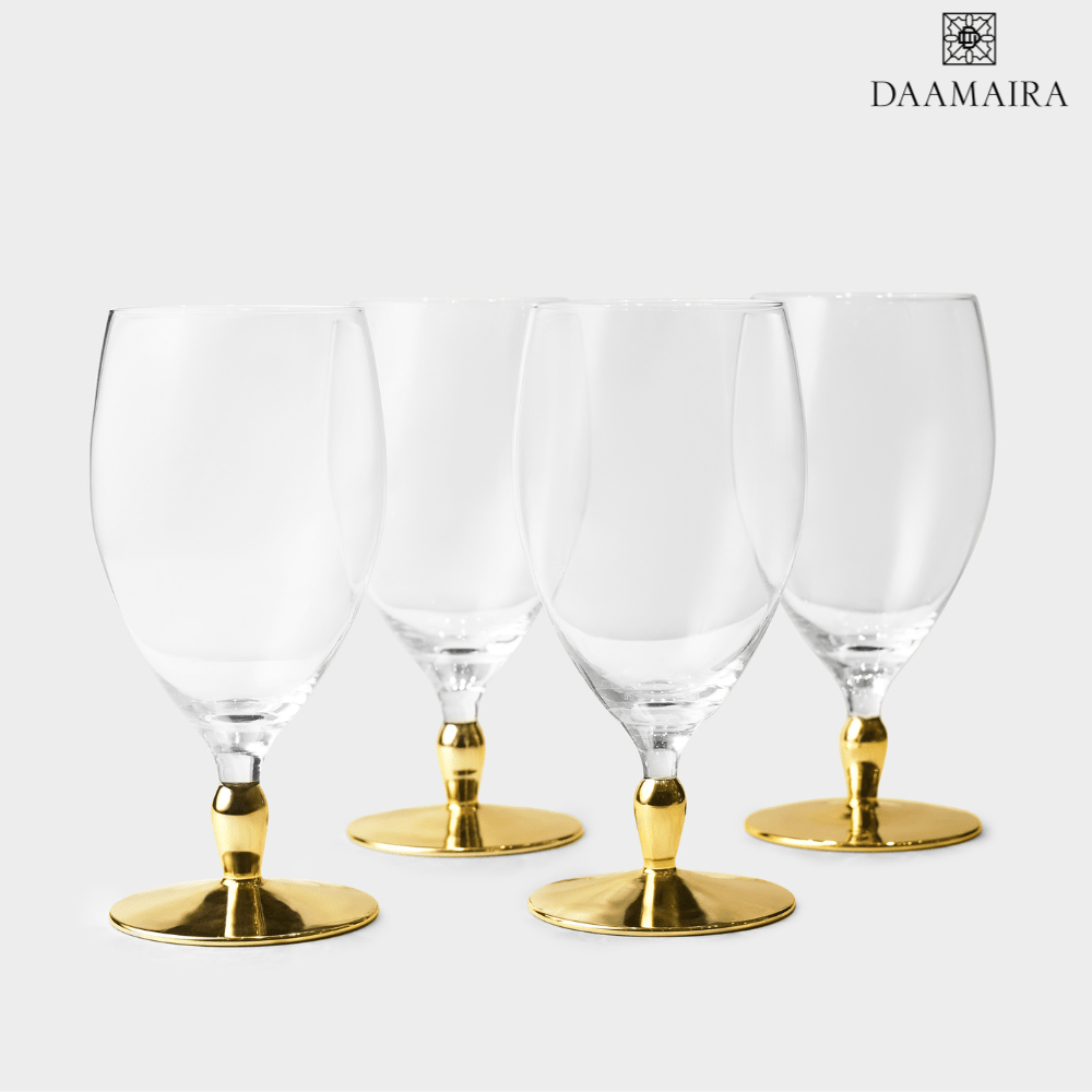 Drinking Glasses Royal Set Of 4 Beer Glasses - Daamaira Home and Living Ltd