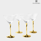 Royal Set Of 4 Martini Glasses — view 2