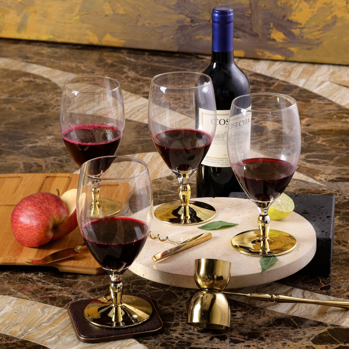 Drinking Glasses Royale Set Of 4 Beer Glasses - Daamaira Home and Living Ltd