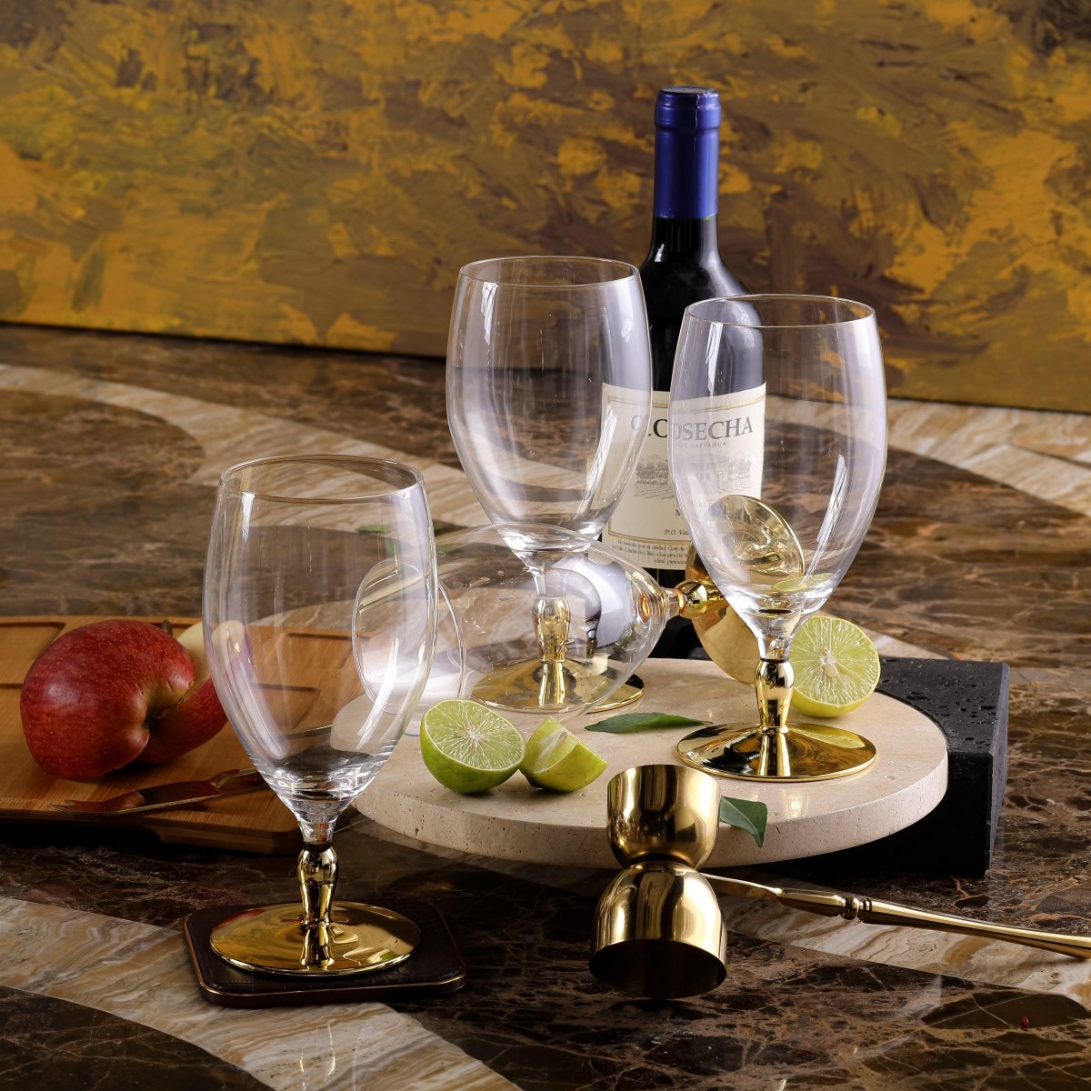 Drinking Glasses Royale Set Of 4 Beer Glasses - Daamaira Home and Living Ltd