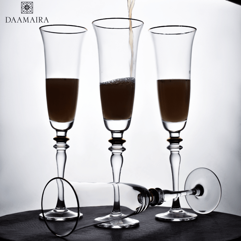 Royale Set Of 4 Champagne Flutes with Gift Box — image 2