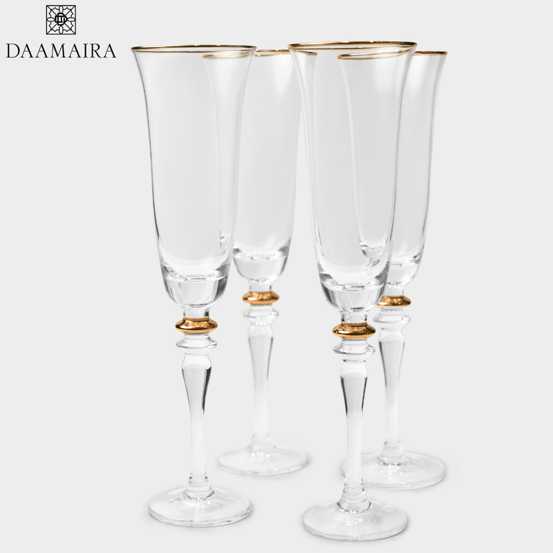 Royale Set Of 4 Champagne Flutes with Gift Box — image 4