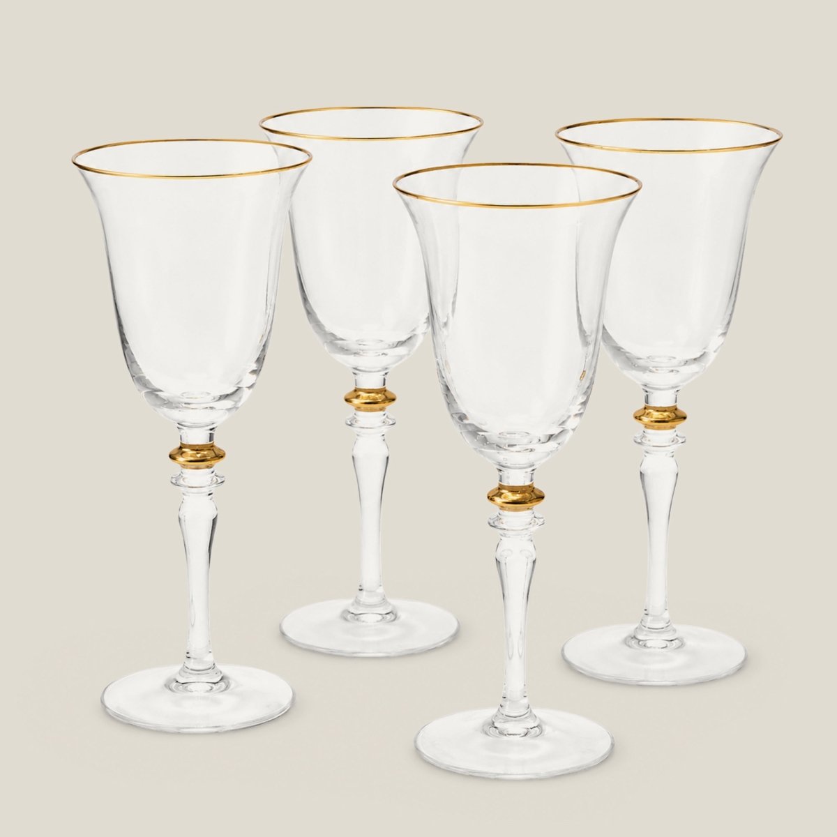 Drinking Glasses Royale Set Of 4 Wine Glasses with Gift Box - Daamaira Home and Living Ltd