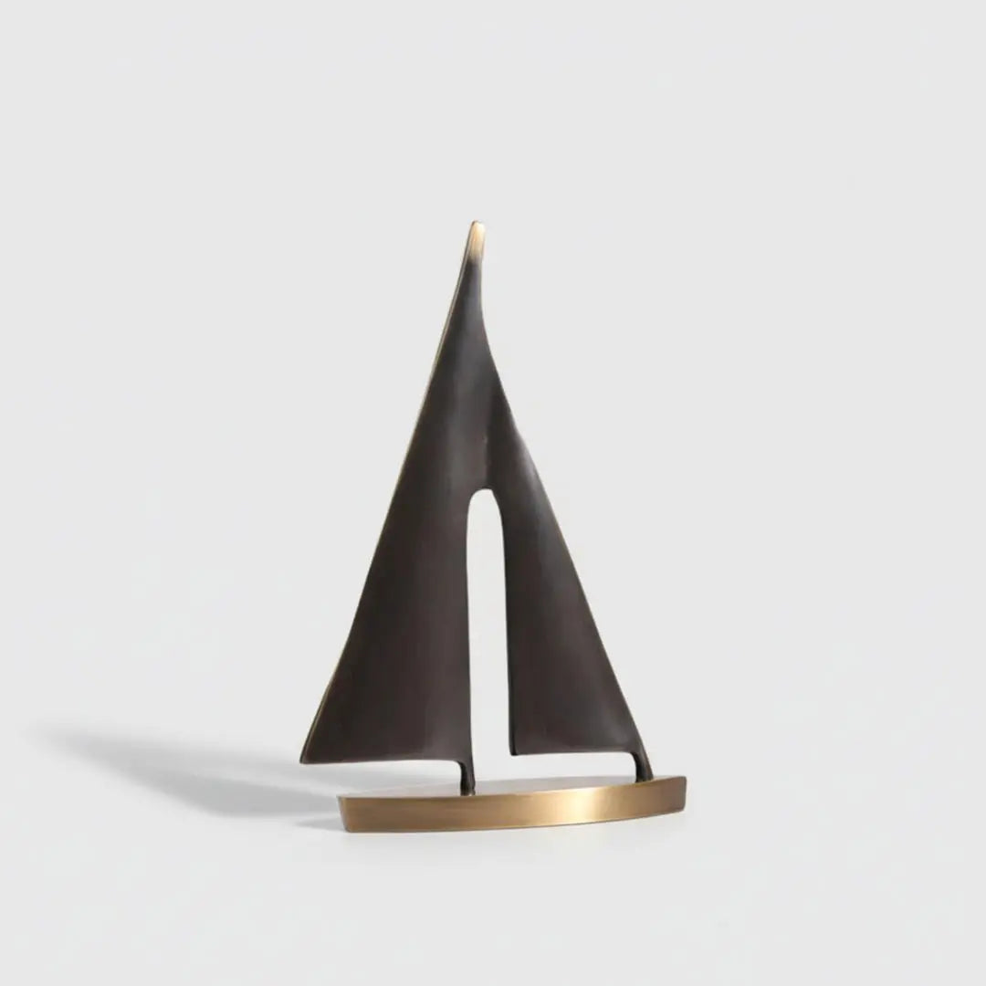 Decor Objects Sailing Boat Sculpture - Large - Daamaira Home and Living Ltd