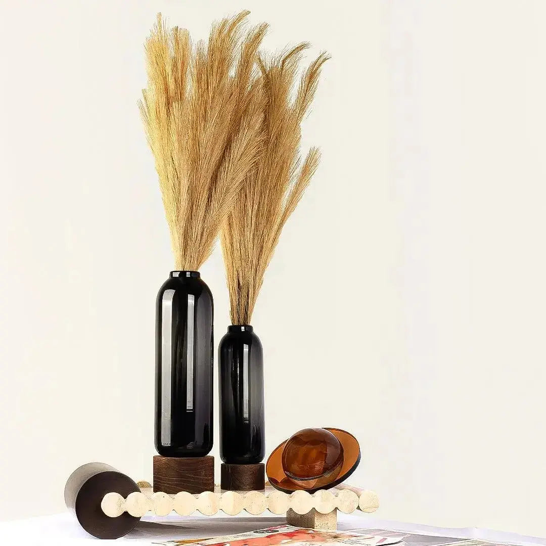 🎁 Saint Flower Vase With Wooden Base Tall