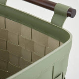 Soiree Leather Basket - Green — view 5