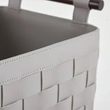 Soiree Leather Basket - Grey — view 4