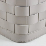 Soiree Leather Basket - Grey — view 6