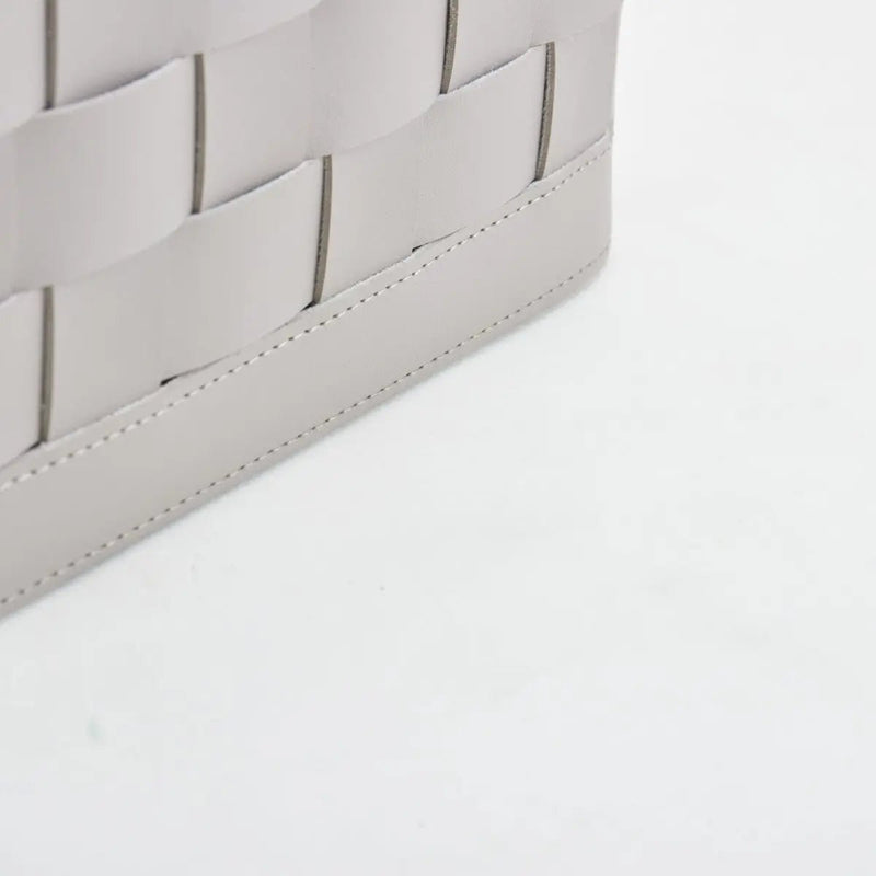 Soiree Leather Basket - Grey — image 7