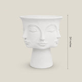 Soul Face Planter (White) - 31 Inch — thumbnail 4