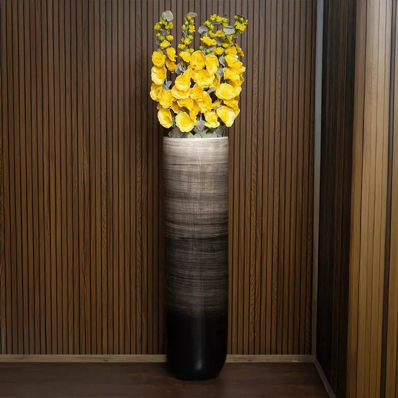 Tall Brushed Slate Flower Vase — image 4
