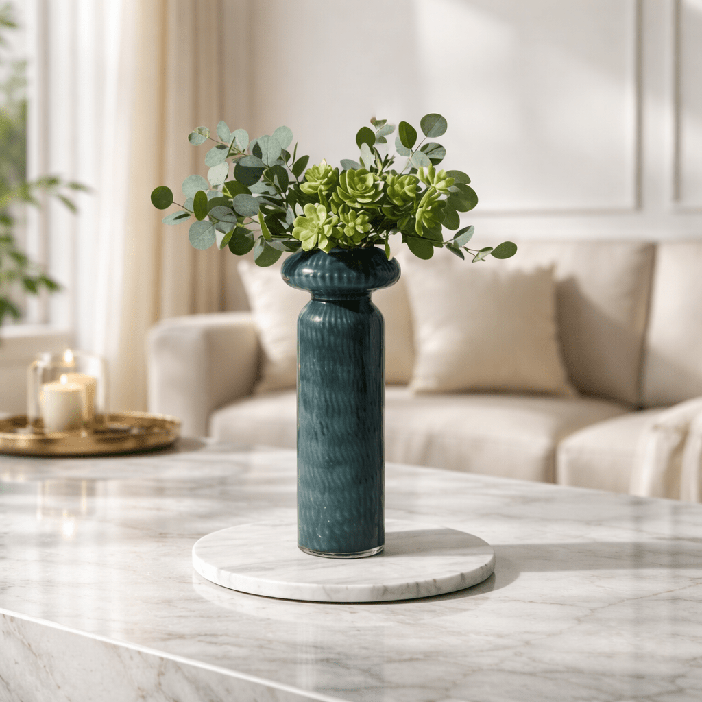 The Aurelia Midnight Flower Vase - Tall - Daamaira Home and Living Ltd
