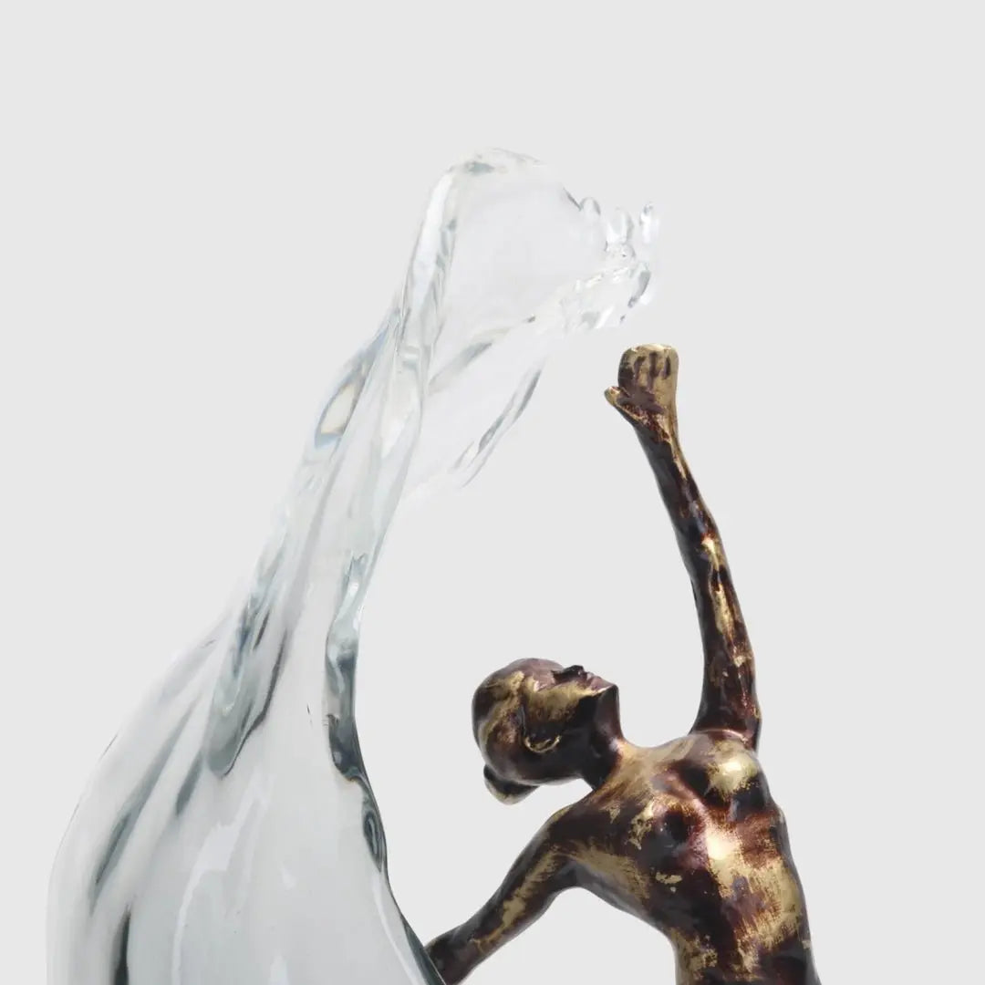 Sculptures & Figurines The Dancing Waves Statue - Daamaira Home and Living Ltd