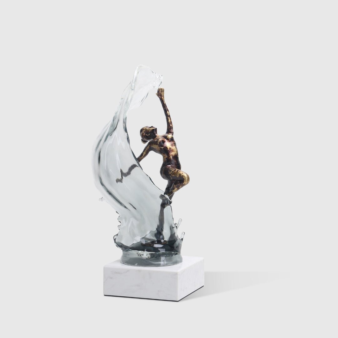 Sculptures & Figurines The Dancing Waves Statue - Daamaira Home and Living Ltd