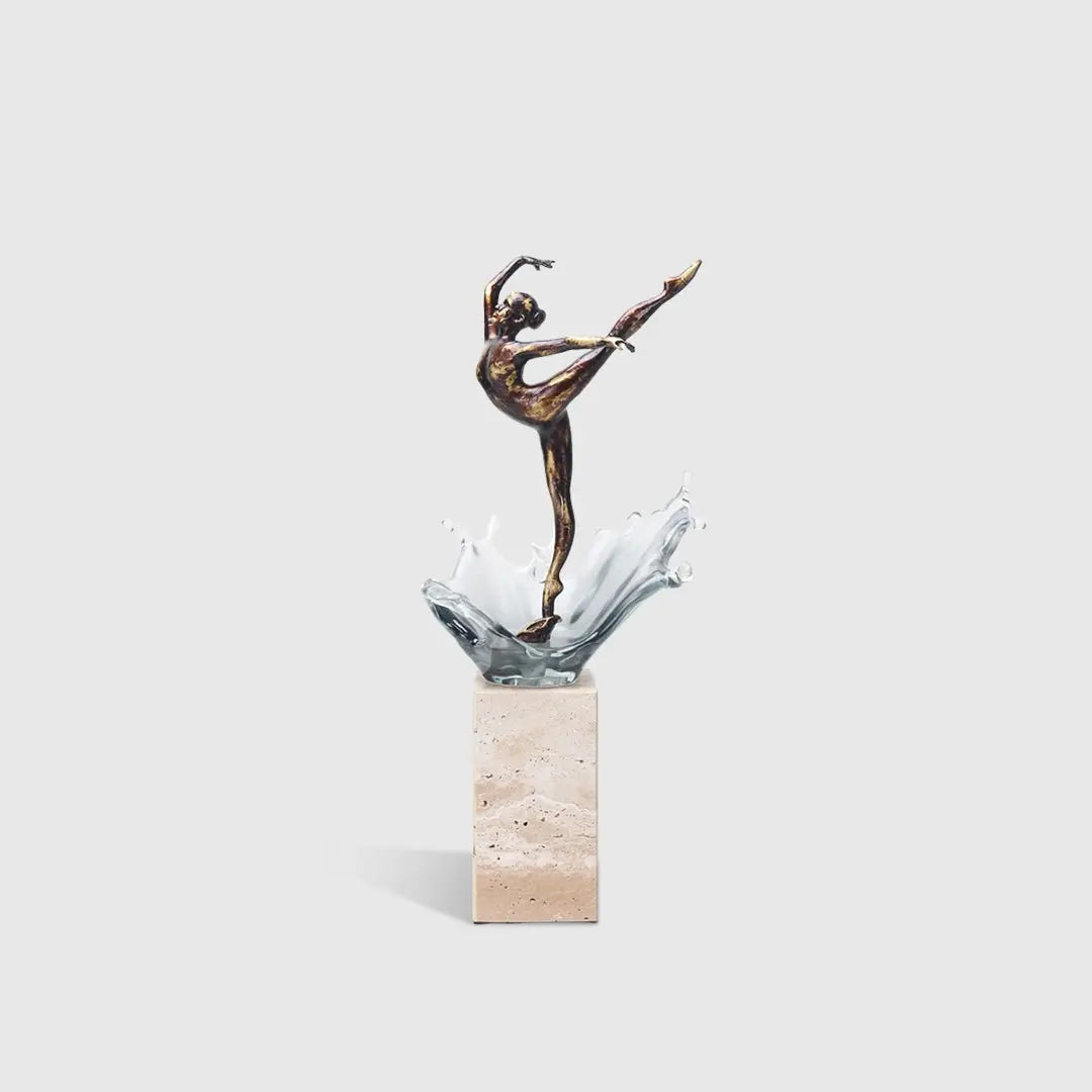 Sculptures & Figurines The Dancing Waves Statue - Daamaira Home and Living Ltd