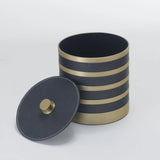The Everyday Storage Box - Black & Antique Brass Large — view 3