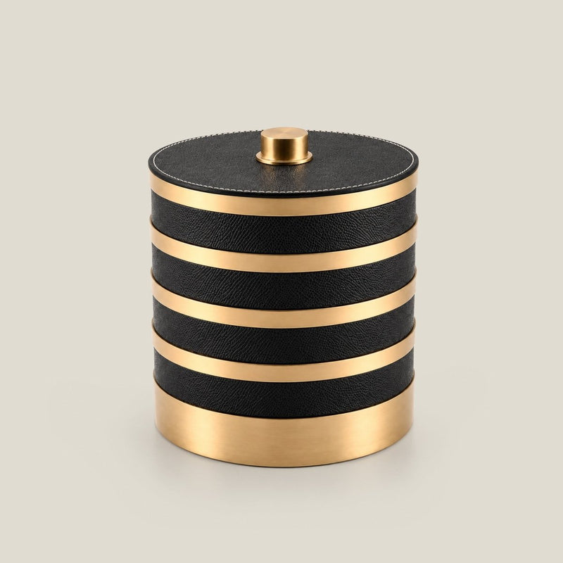 The Everyday Storage Box - Black & Antique Brass Large — image 1