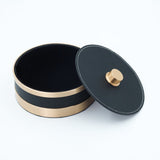 The Everyday Storage Box - Black & Antique Brass Small — view 3