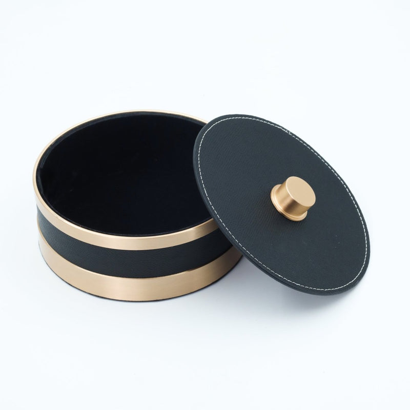 The Everyday Storage Box - Black & Antique Brass Small — image 4
