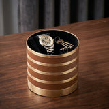 The Everyday Storage Box - Brown & Antique Brass Large — view 1
