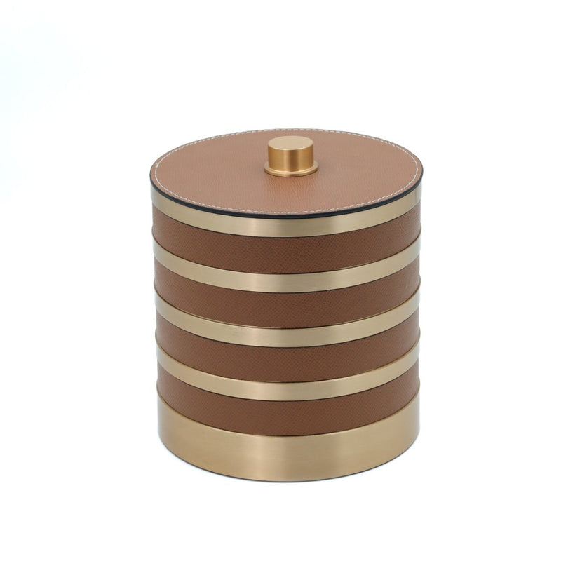 The Everyday Storage Box - Brown & Antique Brass Large — image 5