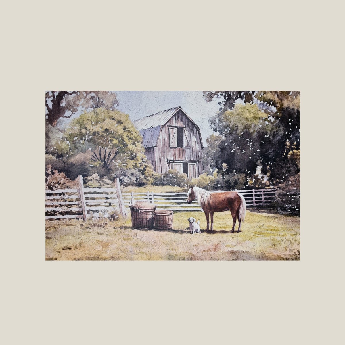 The Field That Stayed – Wall Art - Daamaira Home and Living Ltd