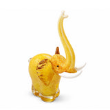 Murano Glass Golden Elephant Sculpture — view 4