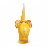 Murano Glass Golden Elephant Sculpture — view 5