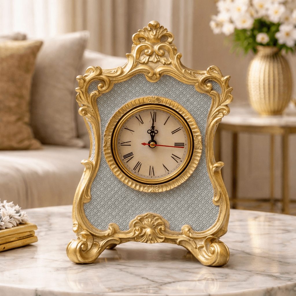 Table Clock The Imperial Vanity Clock - Daamaira Home and Living Ltd