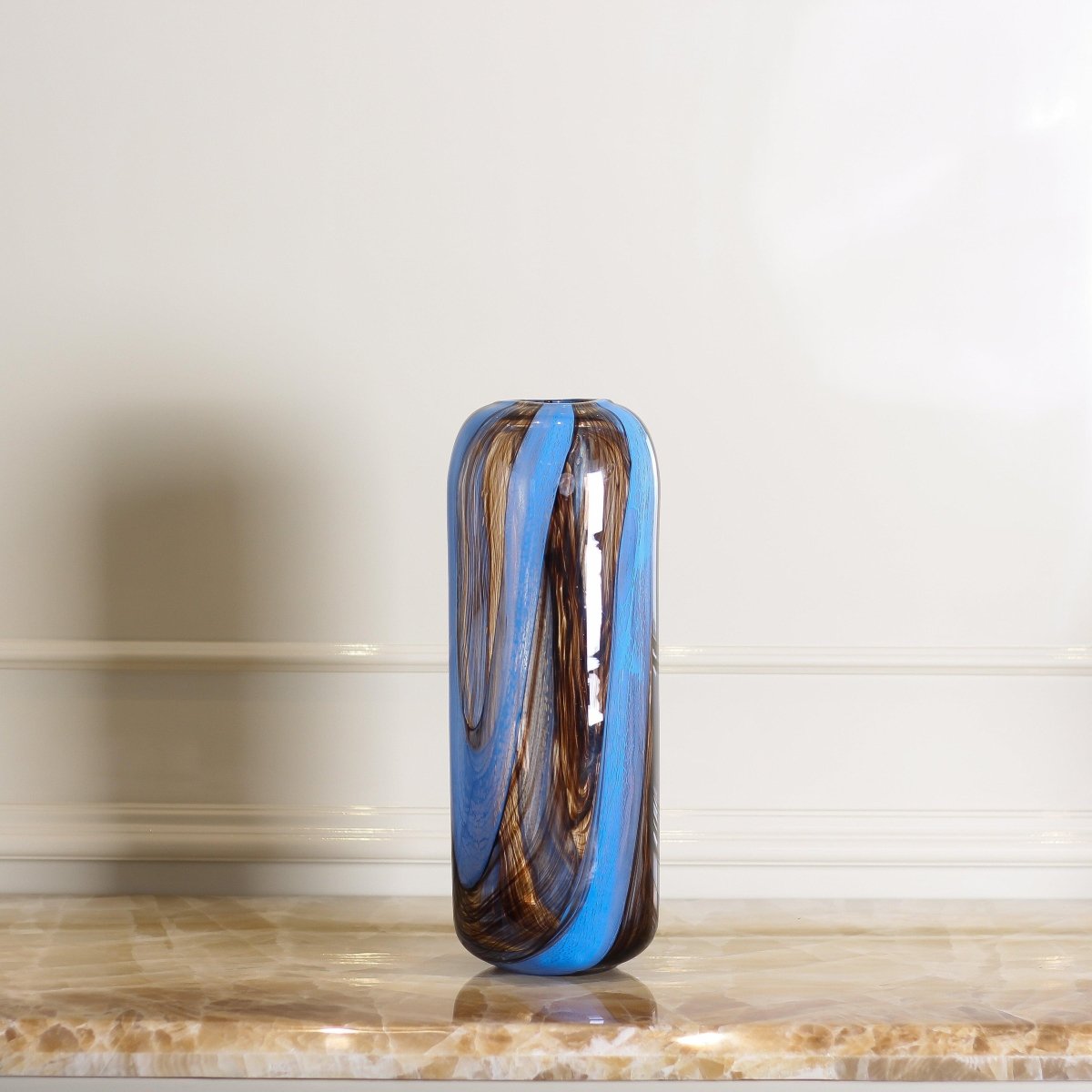 Decor Objects The Lagoon Swirl Vase - Daamaira Home and Living Ltd