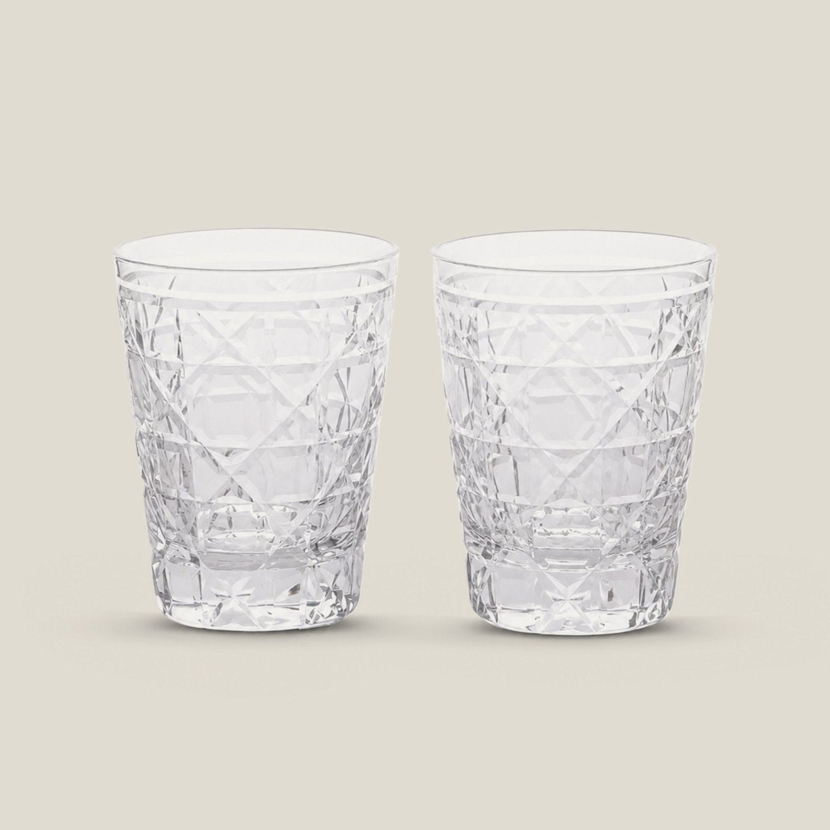 Drinking Glasses The Lux Glass Set Of 2 - Daamaira Home and Living Ltd