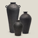 The Obsidian Textured Floor Planters– Set of 3 — thumbnail 1