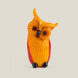 Murano Glass Owl Sculpture — view 1