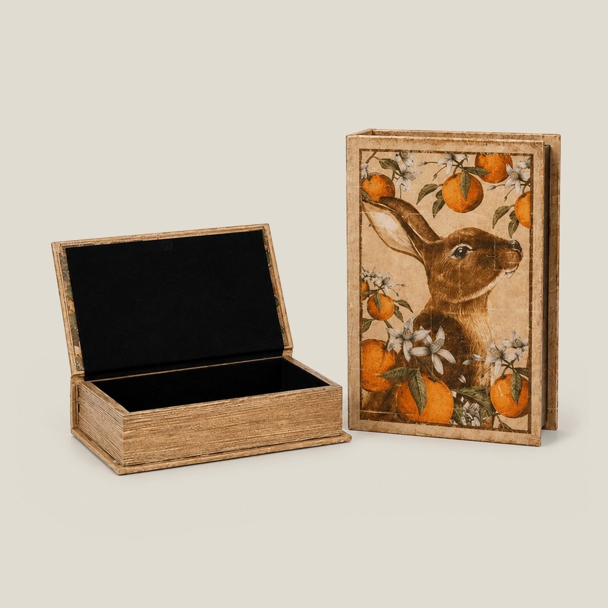 Sculptures & Figurines The Rabbit Book Box Set of 2 - Daamaira Home and Living Ltd