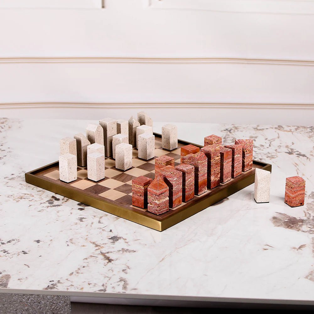 The Regal Terra Chess Ensemble - Daamaira Home and Living Ltd