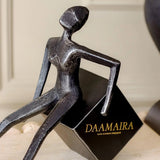 The Resting Man Sculpture — view 3