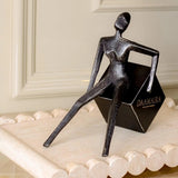 The Resting Man Sculpture — view 2