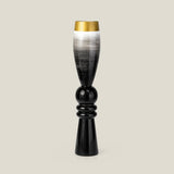 Trumphet Brushed Slate Flower Vase — view 1