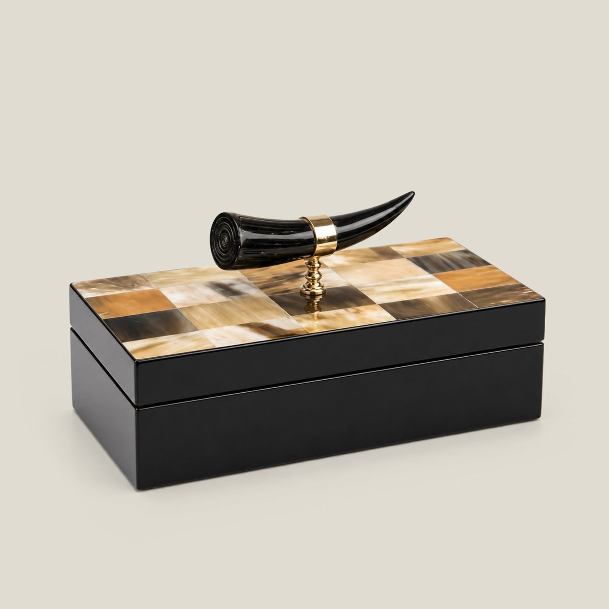 Storage Box Tuscany Horn Storage Box - Daamaira Home and Living Ltd