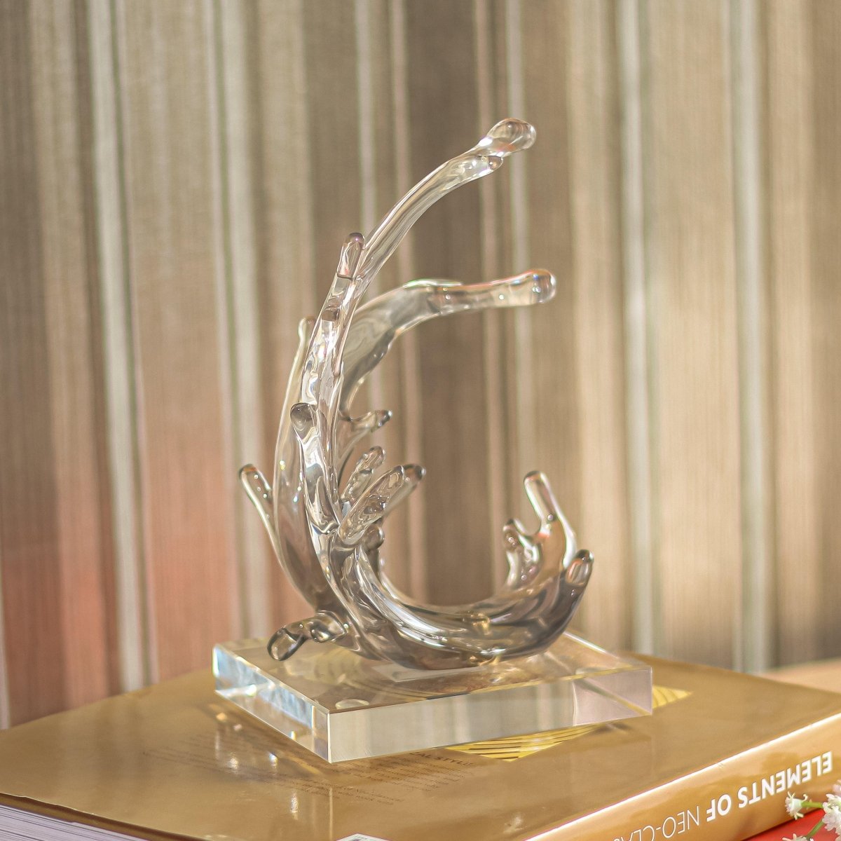 Sculptures & Figurines Water Splashing - Small - Daamaira Home and Living Ltd