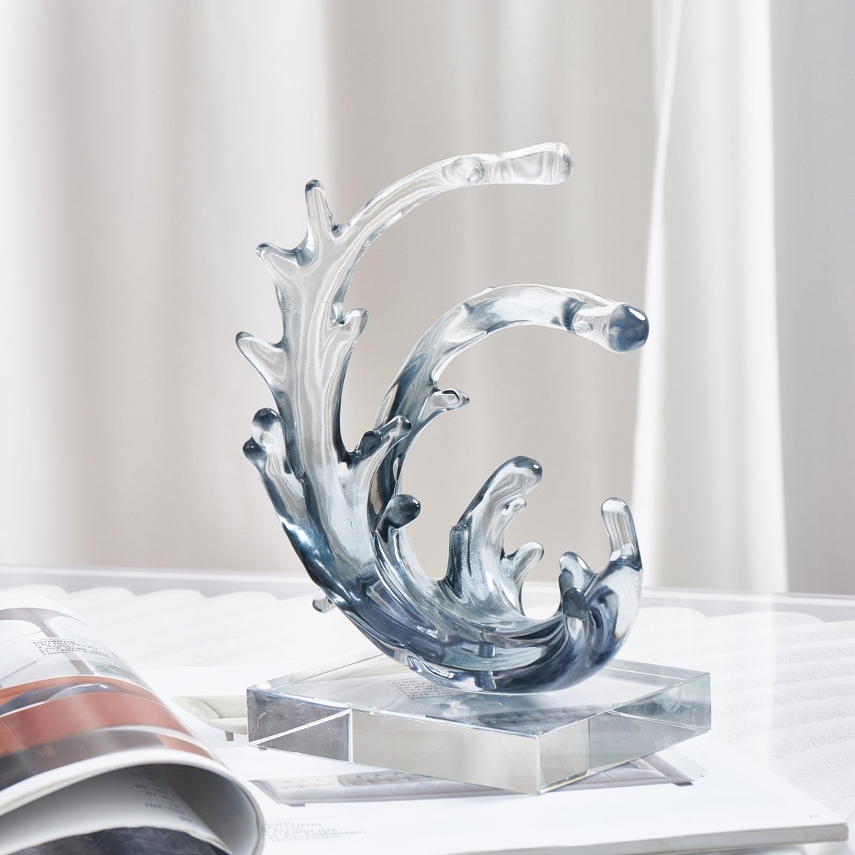 Sculptures & Figurines Water Splashing - Small - Daamaira Home and Living Ltd
